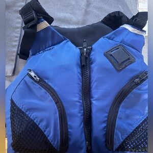 L.L. Bean Navy and Black Life Vest Youth Adjustable